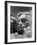 Scaffolding around Head of Abraham Lincoln, Partially Sculptured During Mt. Rushmore Construction-Alfred Eisenstaedt-Framed Photographic Print