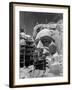 Scaffolding around Head of Abraham Lincoln, Partially Sculptured During Mt. Rushmore Construction-Alfred Eisenstaedt-Framed Photographic Print