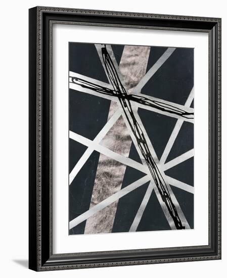 Scaffolds I in Silver-Vanna Lam-Framed Art Print