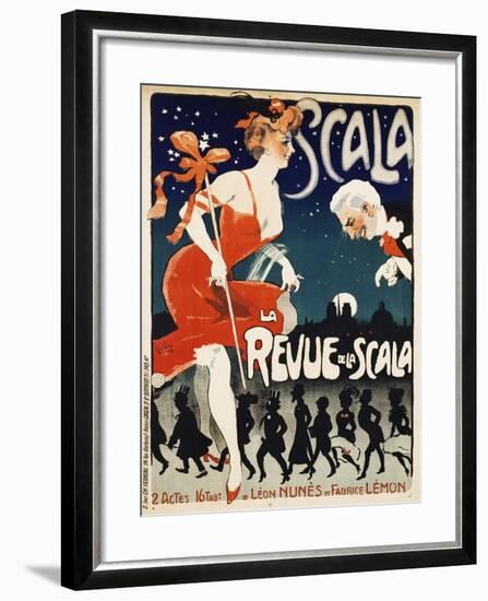 Scala, La Revue De La Scala-Jules-Alexandre Grün-Framed Giclee Print