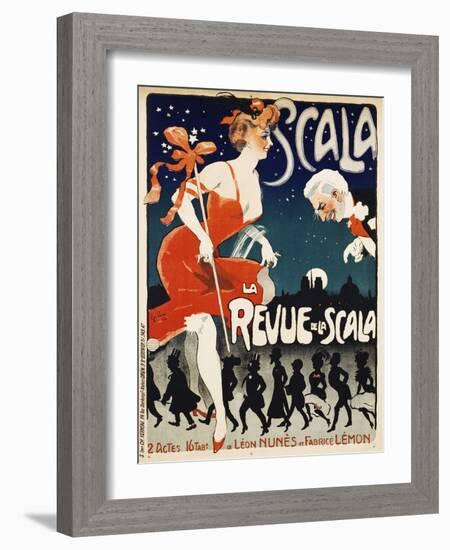 Scala, La Revue De La Scala-Jules-Alexandre Grün-Framed Giclee Print