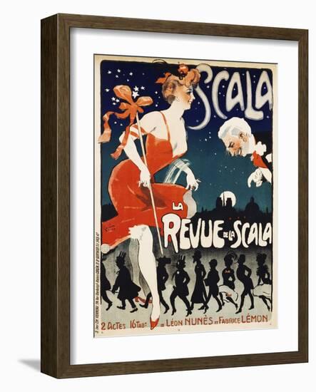 Scala, La Revue De La Scala-Jules-Alexandre Grün-Framed Giclee Print