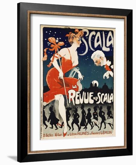 Scala, La Revue De La Scala-Jules-Alexandre Grün-Framed Giclee Print