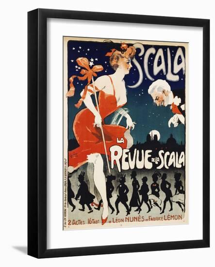 Scala, La Revue De La Scala-Jules-Alexandre Grün-Framed Giclee Print