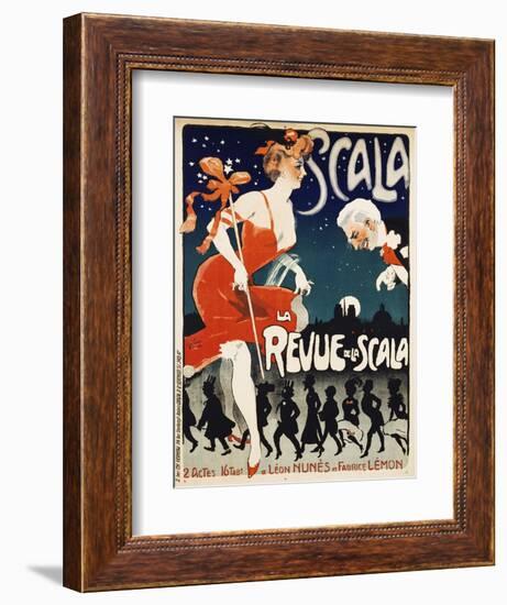 Scala, La Revue De La Scala-Jules-Alexandre Grün-Framed Giclee Print