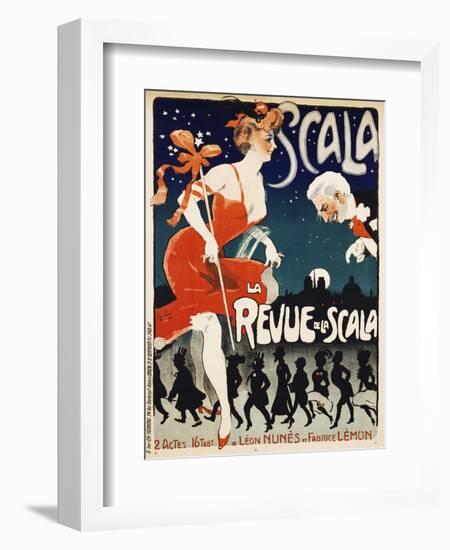 Scala, La Revue De La Scala-Jules-Alexandre Grün-Framed Giclee Print