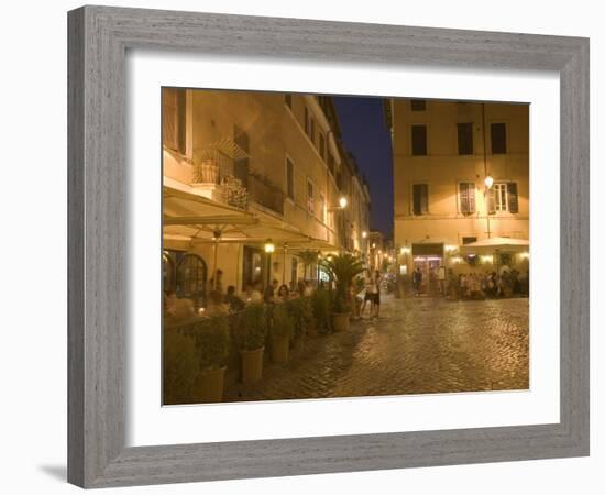 Scala Street, Trastevere, Rome, Lazio, Italy, Europe-Marco Cristofori-Framed Photographic Print