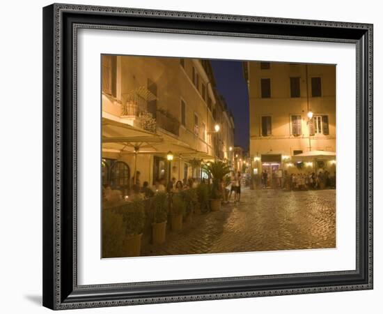 Scala Street, Trastevere, Rome, Lazio, Italy, Europe-Marco Cristofori-Framed Photographic Print