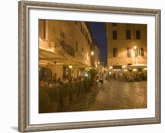 Scala Street, Trastevere, Rome, Lazio, Italy, Europe-Marco Cristofori-Framed Photographic Print