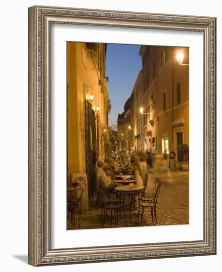 Scala Street, Trastevere, Rome, Lazio, Italy, Europe-Marco Cristofori-Framed Photographic Print