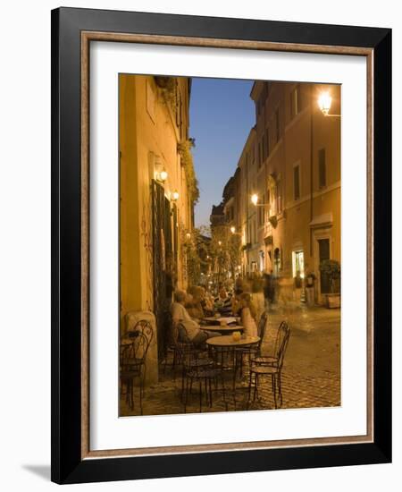 Scala Street, Trastevere, Rome, Lazio, Italy, Europe-Marco Cristofori-Framed Photographic Print