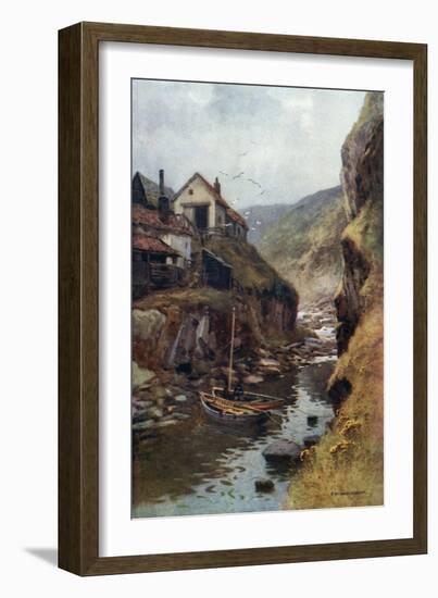 Scalby Beck-Ernest W Haslehust-Framed Art Print