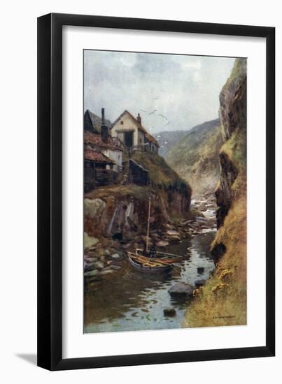 Scalby Beck-Ernest W Haslehust-Framed Art Print