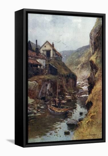 Scalby Beck-Ernest W Haslehust-Framed Stretched Canvas