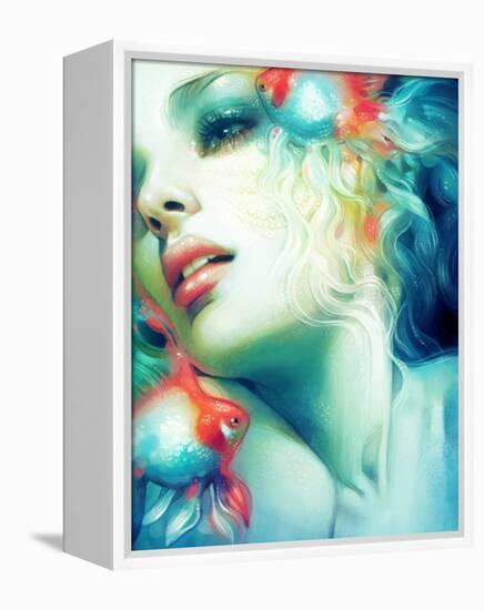 Scale-Anna Dittman-Framed Stretched Canvas