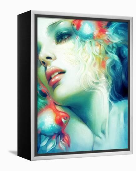 Scale-Anna Dittman-Framed Stretched Canvas