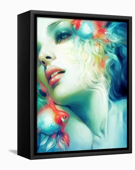 Scale-Anna Dittman-Framed Stretched Canvas