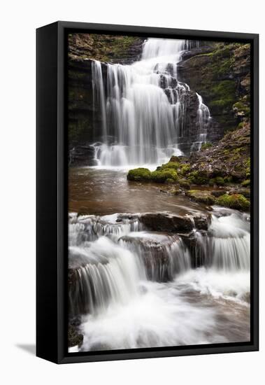 Scaleber Force (Foss Waterfall) Near Settle-Mark Sunderland-Framed Premier Image Canvas