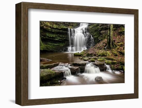 Scaleber Force Waterfall, Yorkshire Dales, Yorkshire, England, United Kingdom, Europe-Bill Ward-Framed Photographic Print