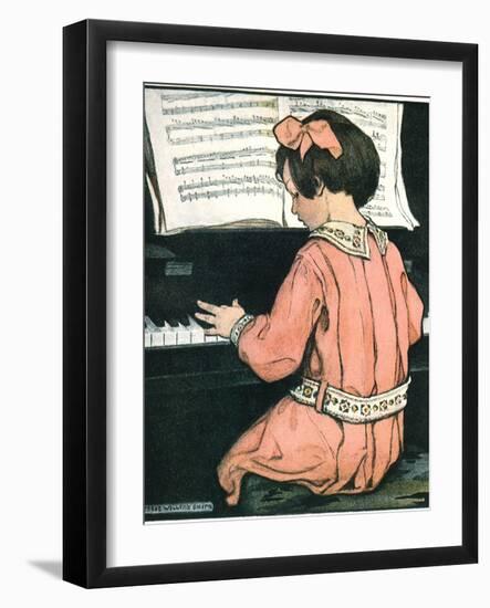 Scales, 1907-Jessie Willcox-Smith-Framed Giclee Print