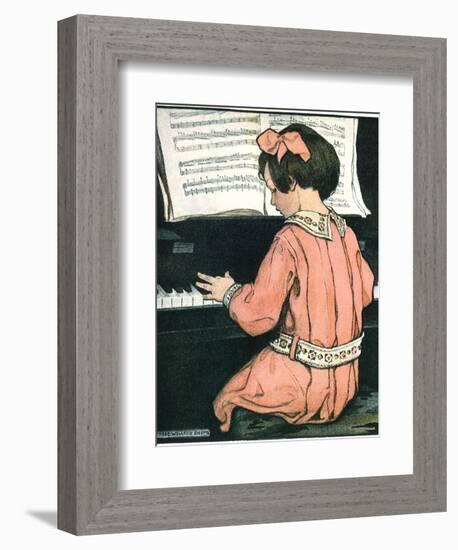 Scales, 1907-Jessie Willcox-Smith-Framed Giclee Print