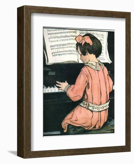 Scales, 1907-Jessie Willcox-Smith-Framed Giclee Print