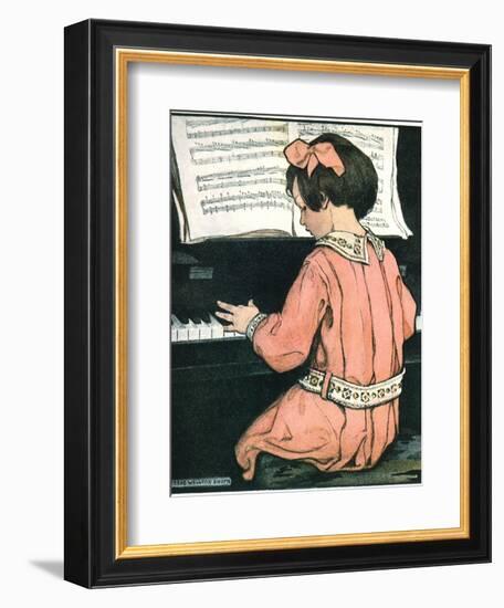 Scales, 1907-Jessie Willcox-Smith-Framed Giclee Print