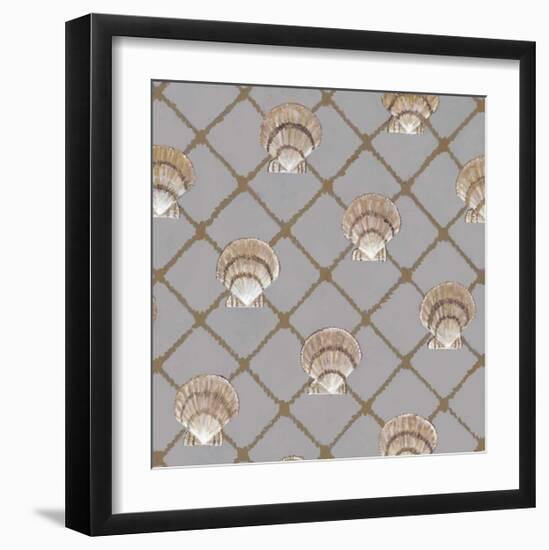 Scallop Shell Net-Arnie Fisk-Framed Giclee Print