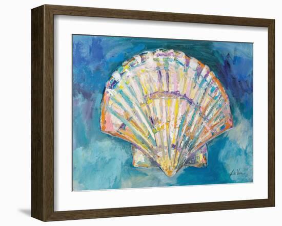 Scallop Shell-Jeanette Vertentes-Framed Art Print