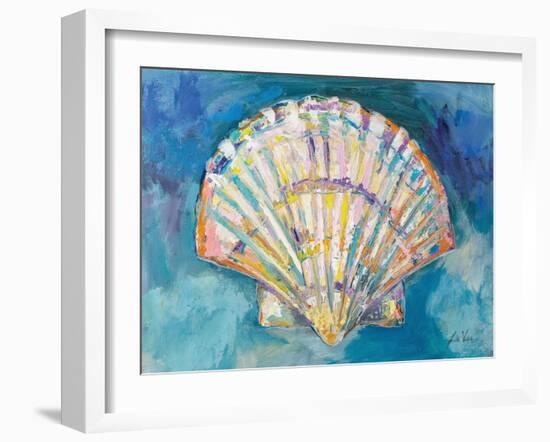 Scallop Shell-Jeanette Vertentes-Framed Art Print