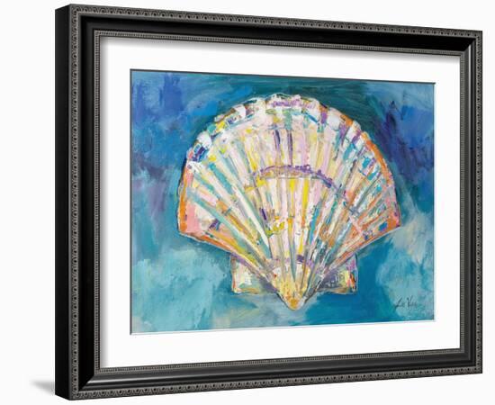 Scallop Shell-Jeanette Vertentes-Framed Art Print