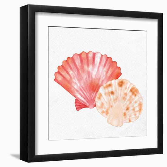 Scallop Shells 1-Kimberly Allen-Framed Art Print