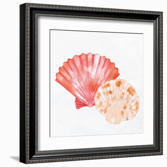 Scallop Shells 1-Kimberly Allen-Framed Art Print