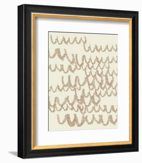 Scalloped I-Jennifer Goldberger-Framed Art Print