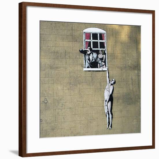 Scandal-Banksy-Framed Giclee Print