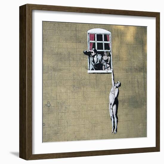 Scandal-Banksy-Framed Premium Giclee Print