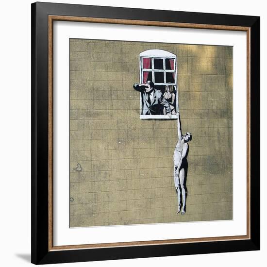 Scandal-Banksy-Framed Premium Giclee Print