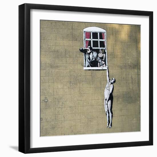 Scandal-Banksy-Framed Premium Giclee Print