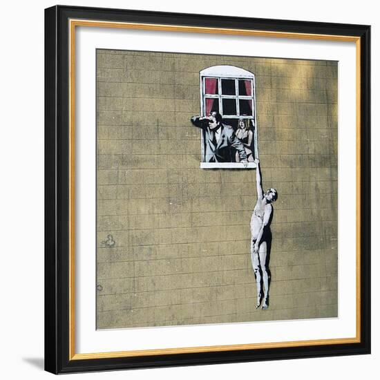 Scandal-Banksy-Framed Giclee Print