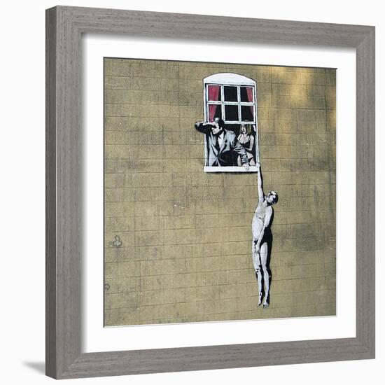 Scandal-Banksy-Framed Giclee Print