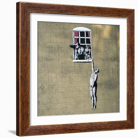 Scandal-Banksy-Framed Giclee Print