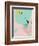 Scandi Abstract Mint Pink-Urban Epiphany-Framed Art Print