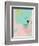 Scandi Abstract Mint Pink-Urban Epiphany-Framed Premium Giclee Print