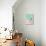 Scandi Abstract Mint Pink-Urban Epiphany-Art Print displayed on a wall