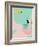 Scandi Abstract Mint Pink-Urban Epiphany-Framed Art Print