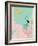 Scandi Abstract Mint Pink-Urban Epiphany-Framed Art Print