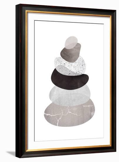 Scandi Stones I-Clara Wells-Framed Giclee Print