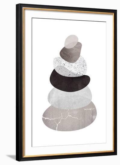 Scandi Stones I-Clara Wells-Framed Giclee Print