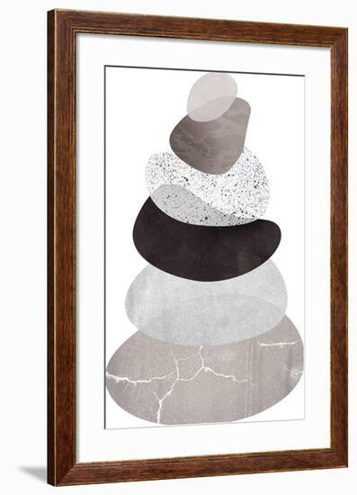 Scandi Stones I-Clara Wells-Framed Giclee Print