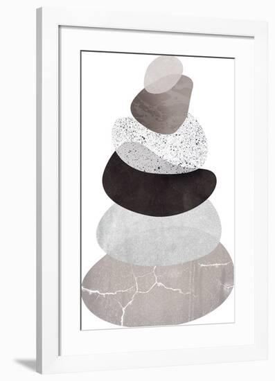 Scandi Stones I-Clara Wells-Framed Giclee Print